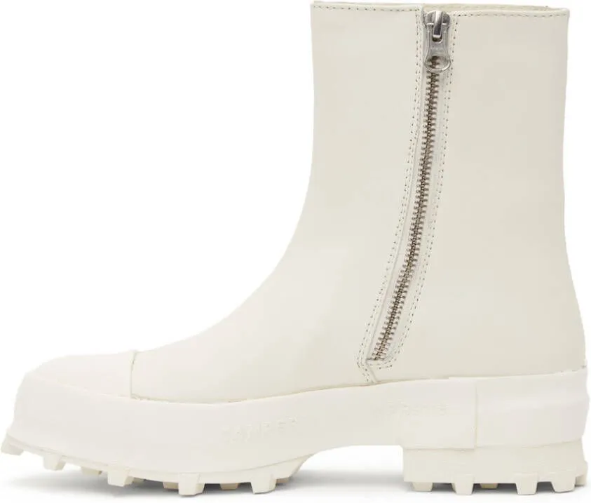 White Traktori Boots,