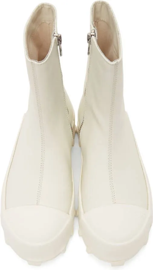 White Traktori Boots,