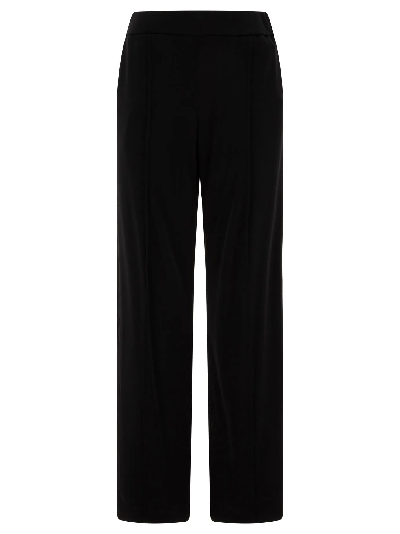 Wide-Leg Viscose Trousers