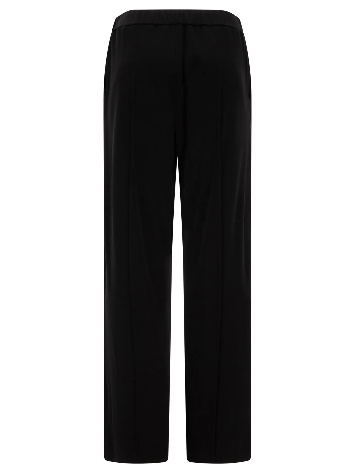 Wide-Leg Viscose Trousers