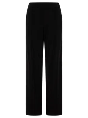 Wide-Leg Viscose Trousers