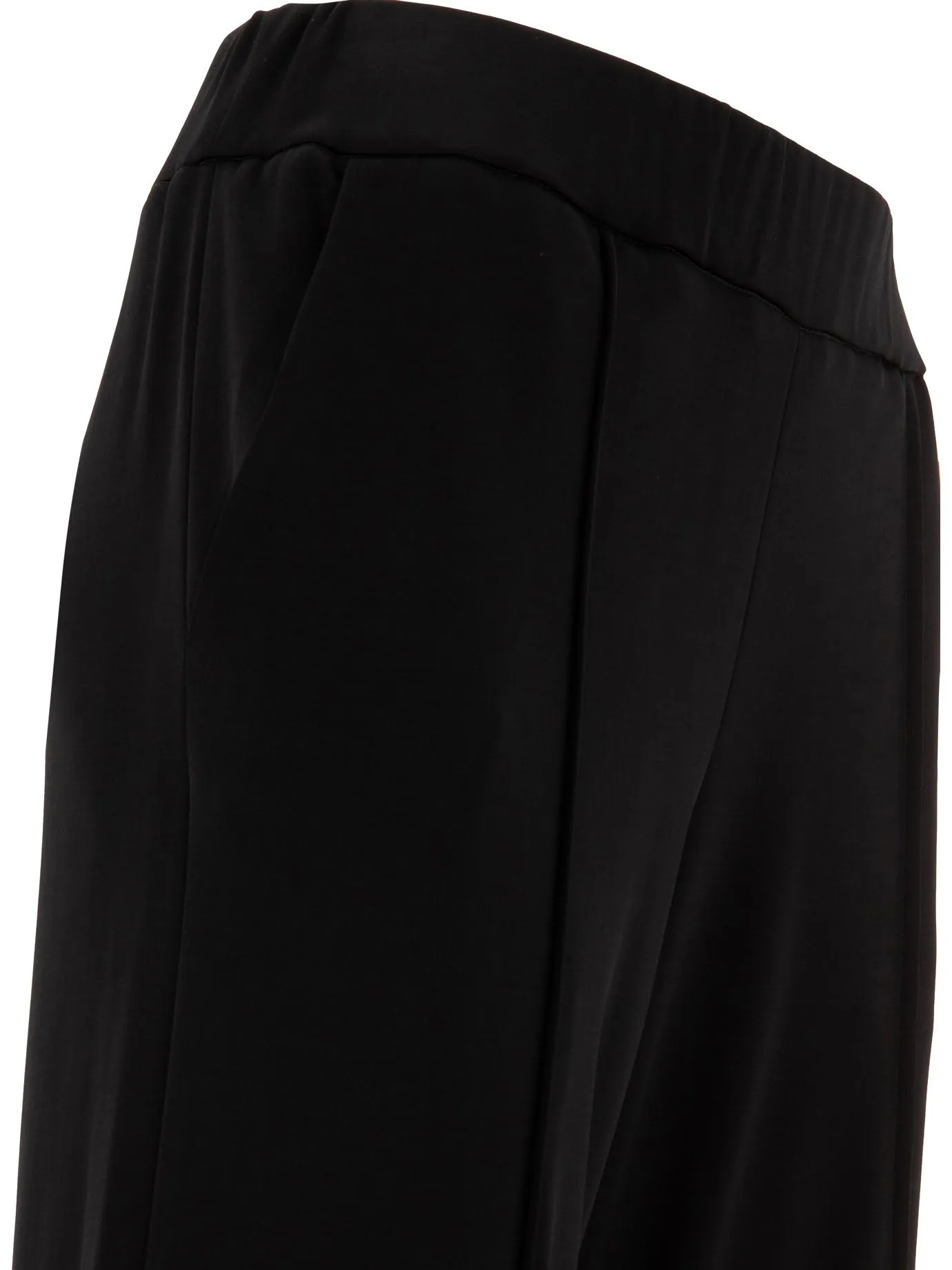 Wide-Leg Viscose Trousers