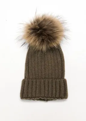 Winter Beanie in Taupe - Final Sale