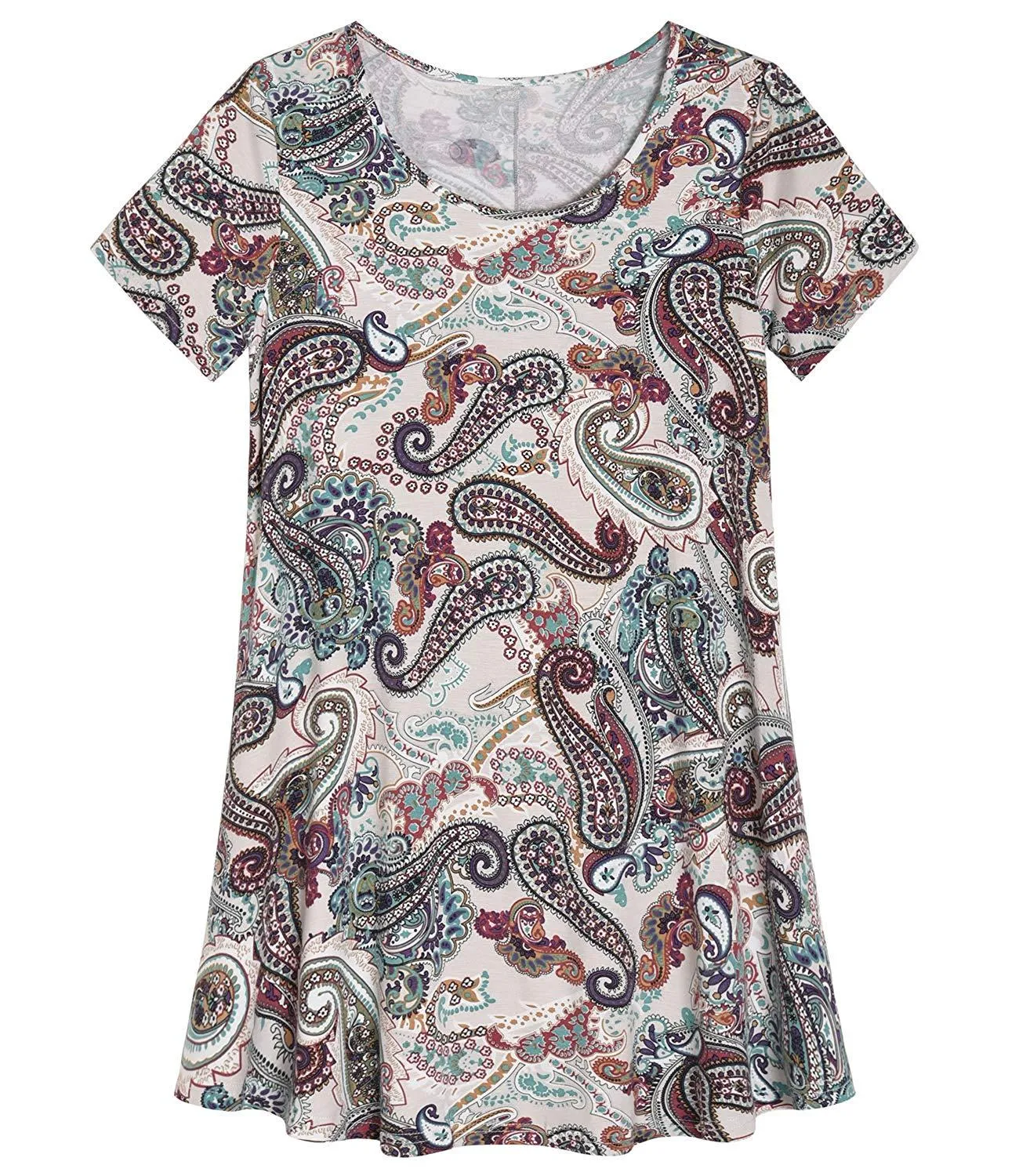 Plus Size Women's Swing Tunic Top