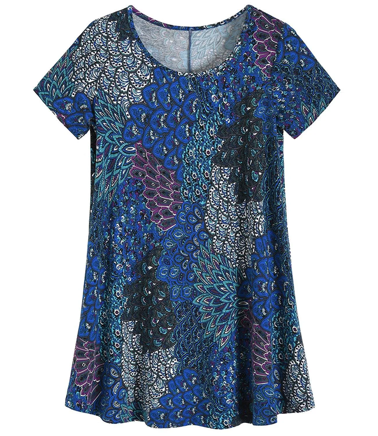 Plus Size Women's Swing Tunic Top