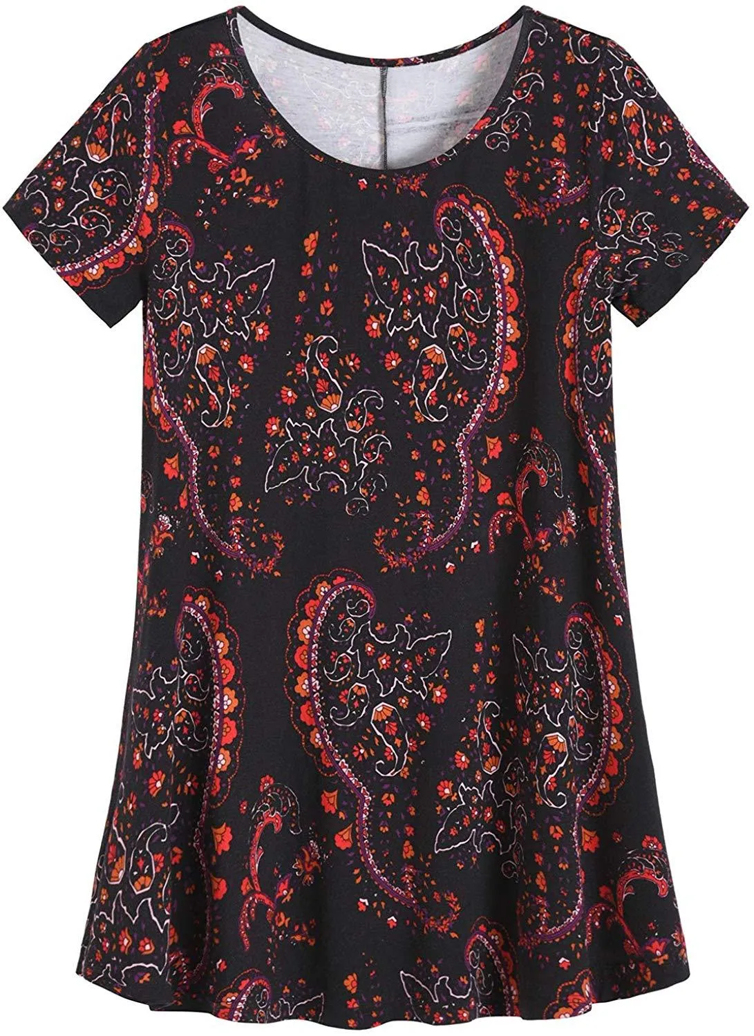 Plus Size Women's Swing Tunic Top