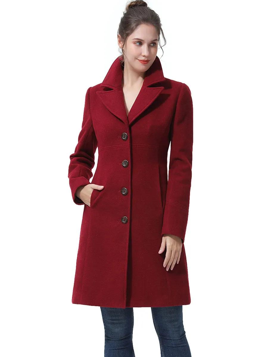 Women's Ros Wool Walking Coat by BGSD