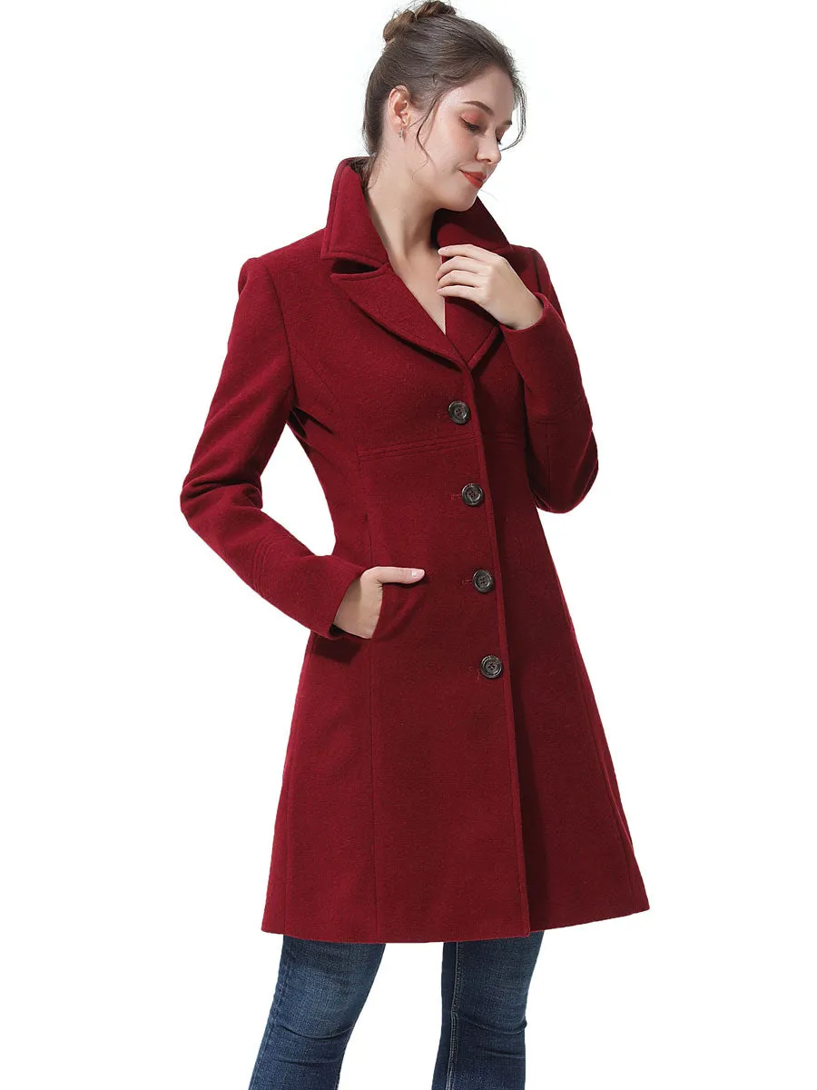 Women's Ros Wool Walking Coat by BGSD