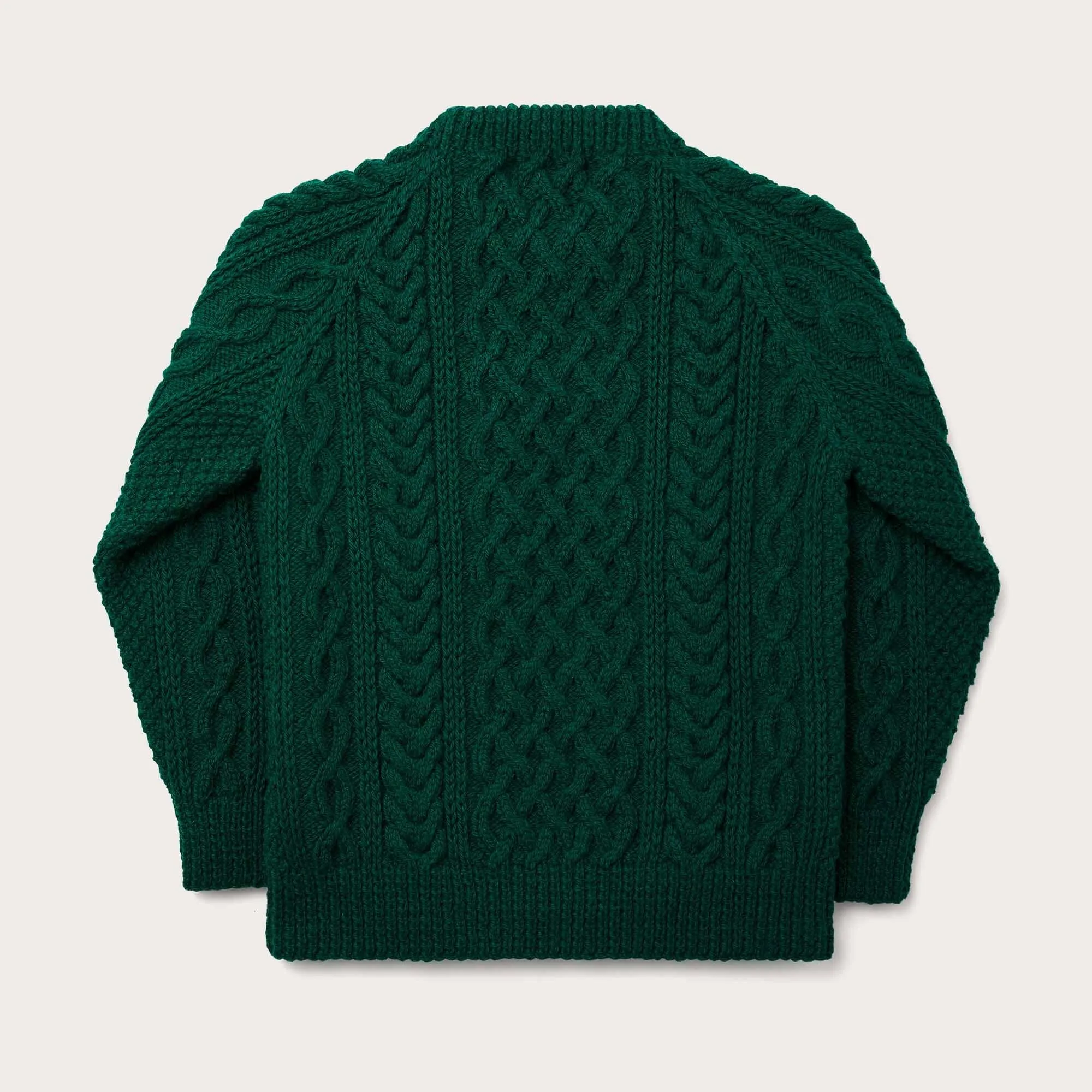 Wool Knit Fisherman Jumper