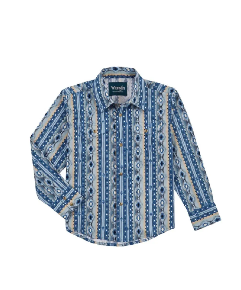 Wrangler Boys' Checotah Snap Shirt