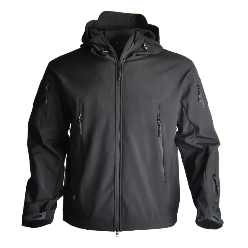 Xituodai Men's Soft Shell Jacket - Waterproof Windproof Tactical Coat