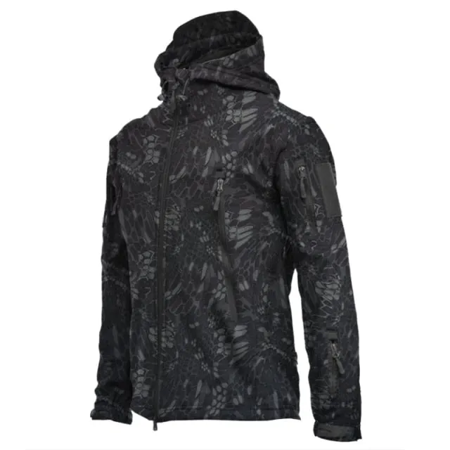 Xituodai Men's Soft Shell Jacket - Waterproof Windproof Tactical Coat