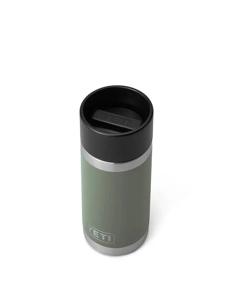 Camp Green Yeti Rambler 12oz Bottle with HotShot Cap